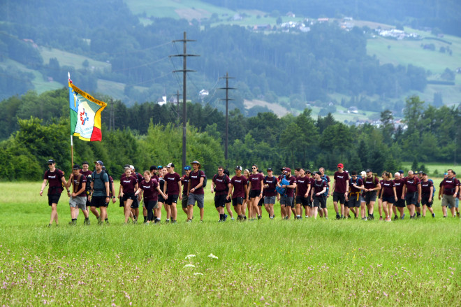 100km nach Hause gelaufen